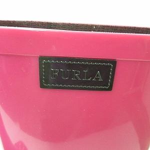 フルラ FURLA ブーツ レインブーツ ロング 長靴 ラバー ピンク