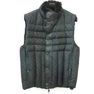 未使用品 ルイヴィトン LOUIS VUITTON ベスト リバーシブル ジップ