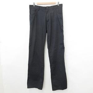 NIKE GOLF ナイキゴルフ【M】メンズ ロングパンツ　ブラック黒　美品 ナイキゴルフ NIKE GOLF ストレートパンツ ゴルフウェア ロング ロゴ