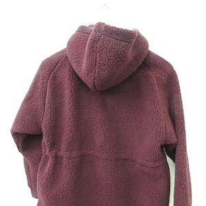 PUMA フリースパーカー S パープル
