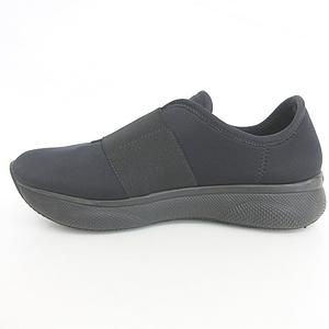 プラダ PRADA スリッポン スニーカー シューズ ネオプレン ロゴ 黒 