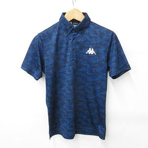 Kappa - coco 未使用品 カッパゴルフ KAPPA GOLF メンズ ニット S 青×カラフル 長袖クルーネック 総柄 Kappa - coco 未使用品 カッパゴルフ KAPPA GOLF メンズ ニット