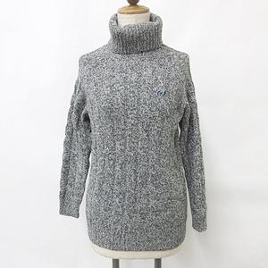 マスターバニーグレー タートルネック ニット セーター