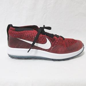 ［美品］　ナイキ　ゴルフシューズ　27.5　NIKE フライニット NIKE フライニットレーサーG メンズゴルフシューズ Black/White