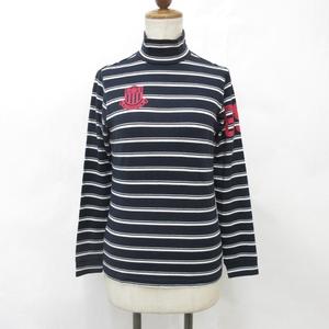 【パーリーゲイツ】2024年 ビッグロゴネーム 長袖ゴルフモックネックセーターM パーリーゲイツ】2024年 ビッグロゴネーム 長袖ゴルフモック