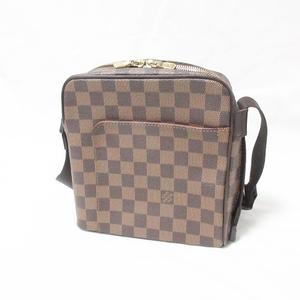 ルイヴィトン LOUIS VUITTON オラフ PM ショルダーバッグ ダミエ エベヌ ブラウン N41442 メンズ レディース