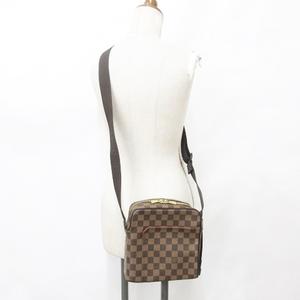 ルイヴィトン LOUIS VUITTON オラフ PM ショルダーバッグ ダミエ エベヌ ブラウン N41442 メンズ レディース