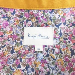ロペピクニック ROPE Picnic コート トレンチコート 比翼 オレンジ 40 レディース