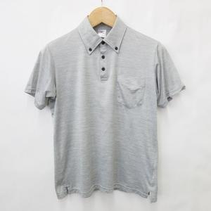 ミズノ MIZUNO ゴルフ スポーツウエア シャツ ポロシャツ 半袖 ボタンダウン 速乾 グレー L メンズ