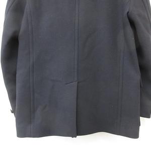 グッチ GUCCI コート Pコート ダブル テーラーカラー ベンツ 紺 ネイビー 50 ☆AA★ メンズ