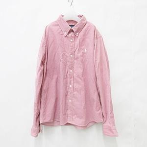 ラルフローレン RALPH LAUREN シャツ カジュアルシャツ 長袖 ボタンダウン コーデュロイ ピンク 160 キッズ