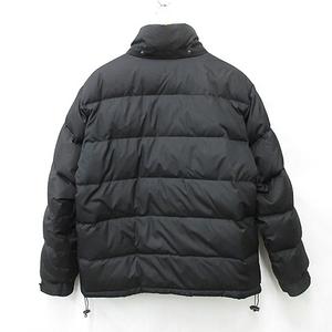 ペンフィールド PEN FIELD ダウンジャケット ジップアップ ロゴ 黒 ブラック L メンズ