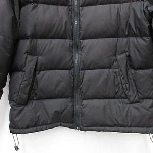ペンフィールド PEN FIELD ダウンジャケット ジップアップ ロゴ 黒 ブラック L メンズ