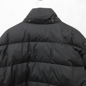 ペンフィールド PEN FIELD ダウンジャケット ジップアップ ロゴ 黒 ブラック L メンズ