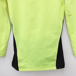 ナイキ NIKE PRO スポーツウエア コンプレッションウエア シャツ ハイネック 長袖 黄 緑 黒 イエロー グリーン ブラック M メンズ
