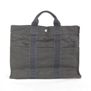 エルメス HERMES エールライン MM トートバッグ ハンドバッグ グレー ☆AA★ メンズ レディース