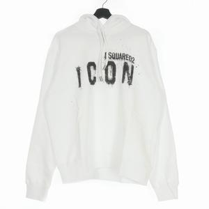 未使用品 ディースクエアード DSQUARED2 22SS ICON SPRAY SWEATSHIRT 