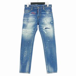ディースクエアード DSQUARED2 22SS ペイントデニムパンツ ジーンズ 42 