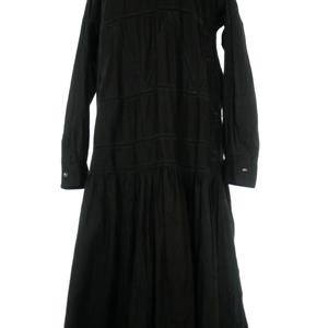 クイーン&ベル QUEENE&BELLE レース ロングワンピース ドレス 長袖 M  