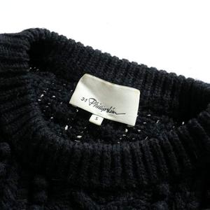 3.1 フィリップリム 3.1 phillip lim アラン模様 サイドジップ クルー 