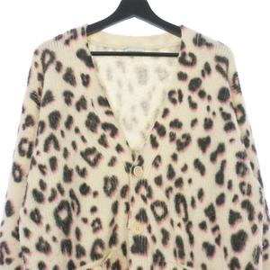 新品 DRIES VAN NOTEN レオパード柄カーディガン 