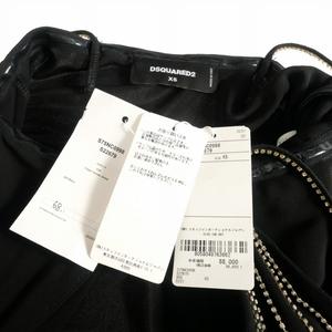 ディースクエアード DSQUARED2 22SS ビジュー キャミソール タンクトップ XS ブラック 黒 S75NC0998 国内正規 レディース ディースクエアード DSQUARED2 22SS ビジュー キャミソール