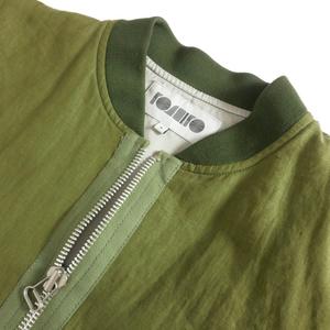 ヨシヨ YOSHIYO リネン ジャケット ブルゾン MA-1 ジップアップ 4  