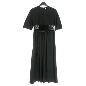 未使用品 クラネ CLANE SWITCHING MESH ONE PIECE ロングワンピース  