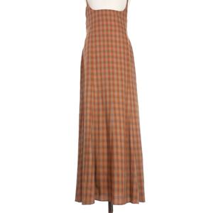 Mame Kurogouchi チェックキャミワンピ