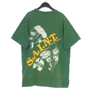 セントマイケル SAINTMICHAEL Tシャツカットソー 半袖 L グリーン