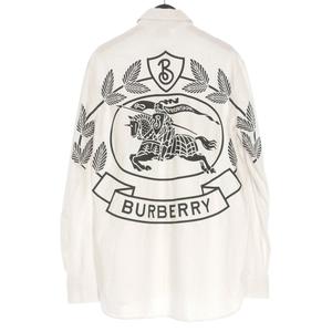 バーバリー BURBERRY バックプリント ロングスリーブシャツ 長袖 XS 