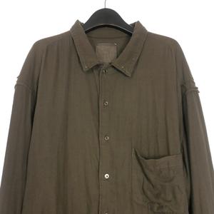 アンセルム ANCELLM 24SS DOUBLEGAUZE CRASH LS SHIRT ダブルガーゼ