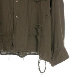 アンセルム ANCELLM 24SS DOUBLEGAUZE CRASH LS SHIRT ダブルガーゼ