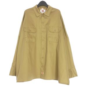 専用 美品 フミカウチダ シャツジャケット オーバーサイズ グリーン オーバーサイズミリタリーシャツジャケット （はっ水） 通販