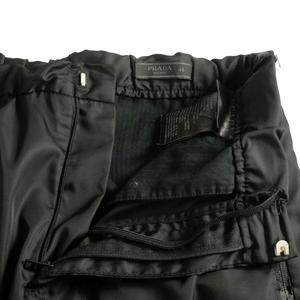 プラダ PRADA 18SS ラバーパッチ ナイロントラックパンツ