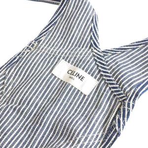 セリーヌ CELINE 20SS ヒッコリー オーバーオール つなぎ 27