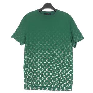 ルイヴィトン LOUIS VUITTON 23AW LVSEモノグラムグラディエント クルーネック Tシャツ カットソー 半袖 M  グリーン 緑 RM232Q NPG HKY46W 国内正規 メンズ