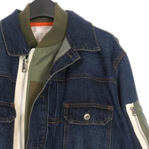 ドッキングデニムブルゾン セール】DOKING OVER DENIM BLOUSON／ドッキングオーバーデニム