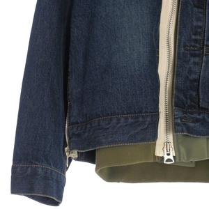 ドッキングデニムブルゾン セール】DOKING OVER DENIM BLOUSON／ドッキングオーバーデニム