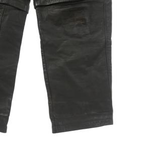 マイノリティー MINORITY 2way レザー カーゴ パンツ MINORITY（マイノリティ）カーゴレザーパンツ フルとハーフの