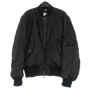 バーバリー BURBERRY チェッカークレスト ナイロン ボンバージャケット ブルゾン S ブラック 黒 8071725 国内正規 メンズ