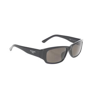 バレンシアガ BALENCIAGA スクエアシェイプ サングラス 眼鏡 アイウェア 57□17 140 ブラック 黒 BB0368SK メンズ レディース