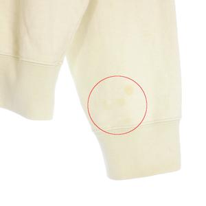 メゾンマルジェラ 10 Maison Margiela 10 22SS 反転ロゴ オーバーサイズスウェット トレーナー 長袖 S クリーム S50GU0188 国内正規 メンズ