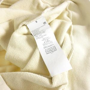 メゾンマルジェラ 10 Maison Margiela 10 22SS 反転ロゴ オーバーサイズスウェット トレーナー 長袖 S クリーム S50GU0188 国内正規 メンズ