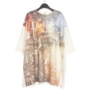 シンヤコズカ SHINYA KOZUKA 24SS MINDSCAPE プリントTシャツ カットソー 半袖 M ホワイト 白 2401SK73C メンズ