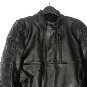 ハーレーダビッドソン HARLEY DAVIDSON Ozello レザー ライダースジャケット ブルゾン バイクウェア S ブラック 黒 98006-20VM メンズ
