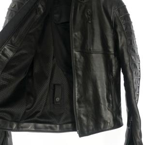 ハーレーダビッドソン HARLEY DAVIDSON Ozello レザー ライダースジャケット ブルゾン バイクウェア S ブラック 黒 98006-20VM メンズ