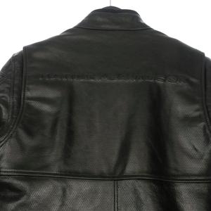 ハーレーダビッドソン HARLEY DAVIDSON Ozello レザー ライダースジャケット ブルゾン バイクウェア S ブラック 黒 98006-20VM メンズ