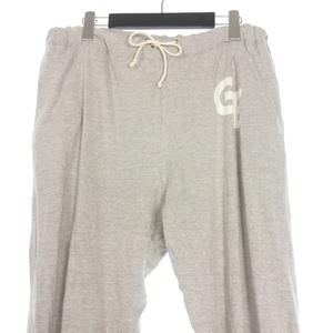 グッドイナフ GOODENOUGH リバーシブル スウェットパンツ サーマル ワンポイント グレー メンズ