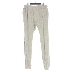 グッドイナフ GOODENOUGH リバーシブル スウェットパンツ サーマル ワンポイント グレー メンズ